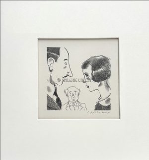 Christian Cailleaux . « Les dimanches de Jean Dézert »N°10 Dessin original