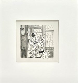 Christian Cailleaux . « Les dimanches de Jean Dézert N° 8» Dessin original