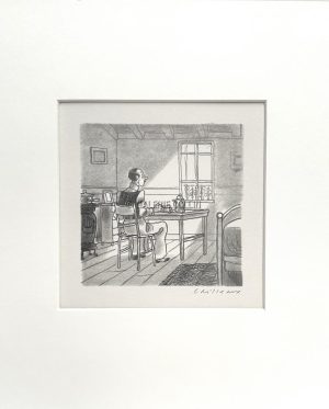 Christian Cailleaux . « Les dimanches de Jean Dézert N°3 » Dessin original