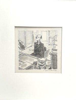 Christian Cailleaux . « Les dimanches de Jean Dézert N°3 » Dessin original