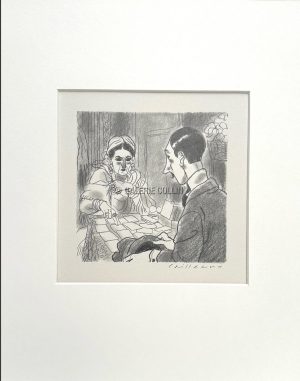 Christian Cailleaux . « Les dimanches de Jean Dézert N°6 » Dessin original