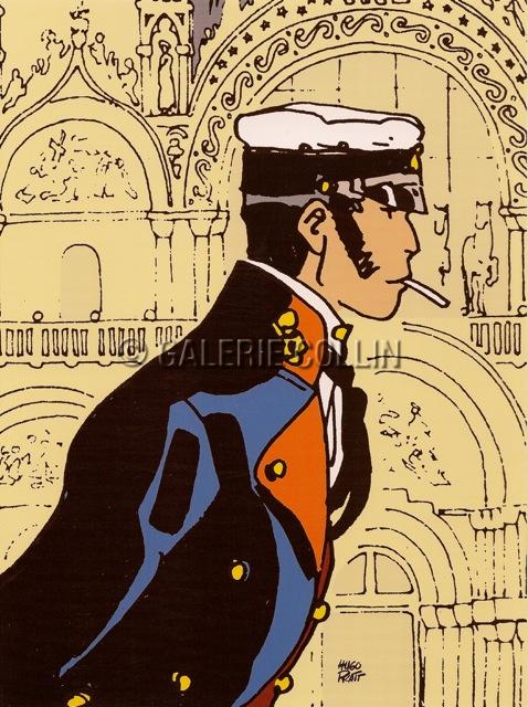 CORTO . AFFICHETTE - 24x18 cm " Histoire"