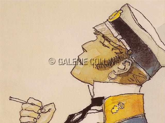 CORTO . AFFICHETTE - 24x18 cm " Corto Maltese, periplo immaginario "