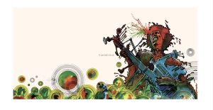 Druillet. estampe pigmentaire"Jimi Hendrix" Numérotée et signée 27ex !