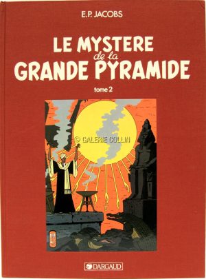 JACOBS . Grand Album toilé "Le Mystère de la Grande Pyramide, Tome 2"