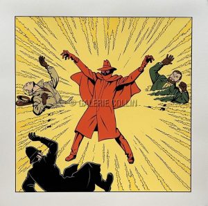 Edgar P. Jacobs-Sérigraphie - Blake et Mortimer - La Marque Jaune
