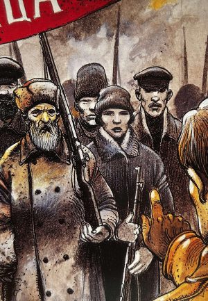 Enki BILAL • CARTE POSTALE "Partie de chasse"