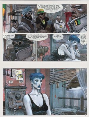 Enki BILAL • Affichette poster "la femme piège"