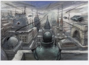Enki BILAL • Affichette poster "Tetralogie du monstre acte 3"