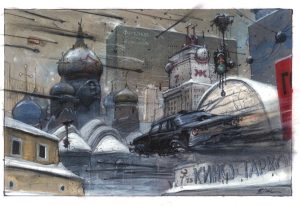Enki BILAL • Affichette poster "Trilogie du monstre"