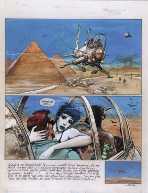 Enki BILAL • Affichette poster "Trilogie Nikopol , la femme piège"