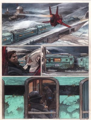 Enki BILAL • Affichette poster "Trilogie Nikopol'"