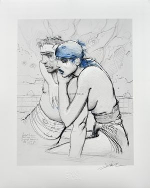 Enki Bilal • "Calque III" Estampe pigmentaire - signée