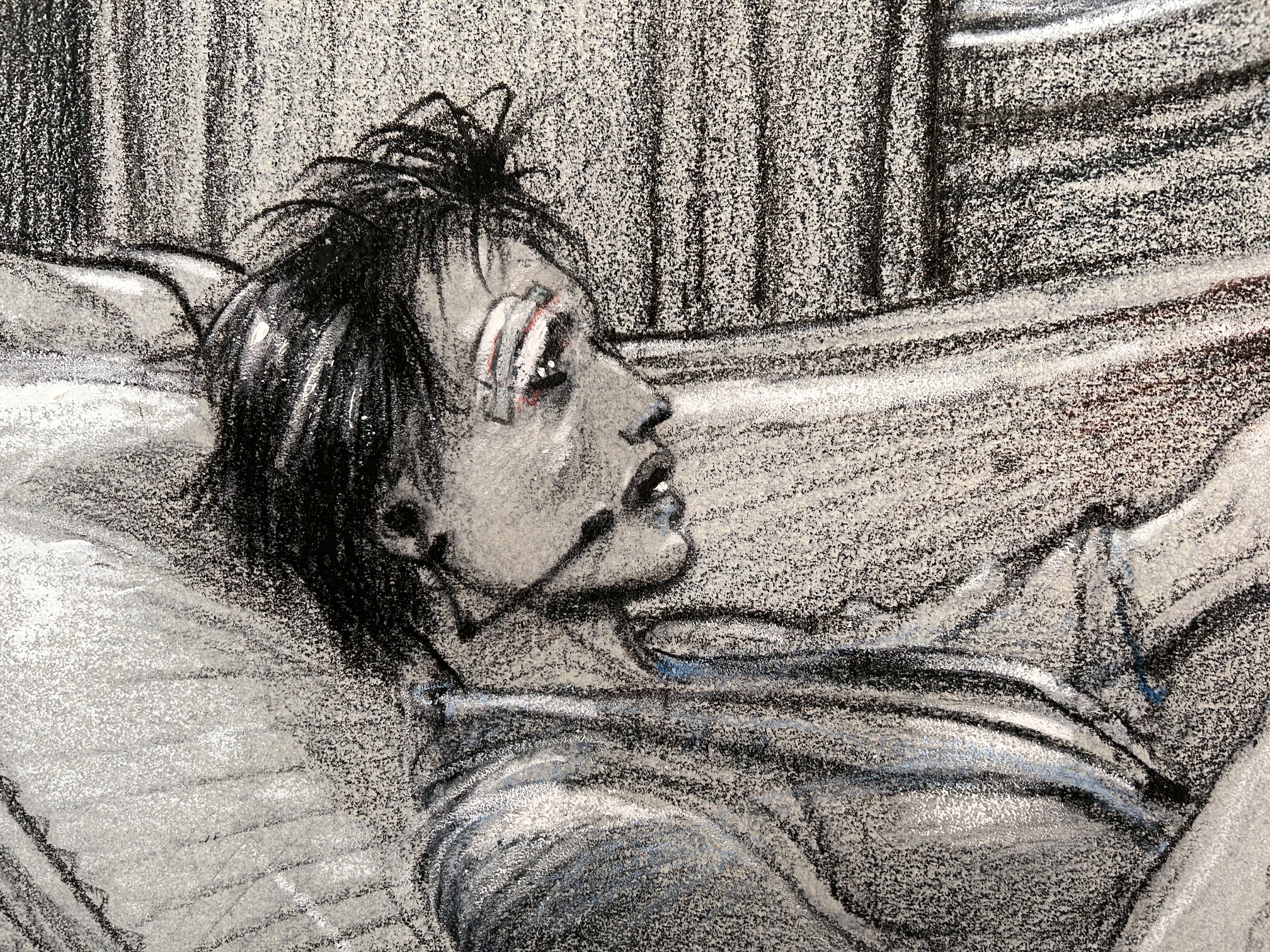 Enki Bilal . Rehaut - Estampe pigmentaire "Omar ......" signée – Image 3