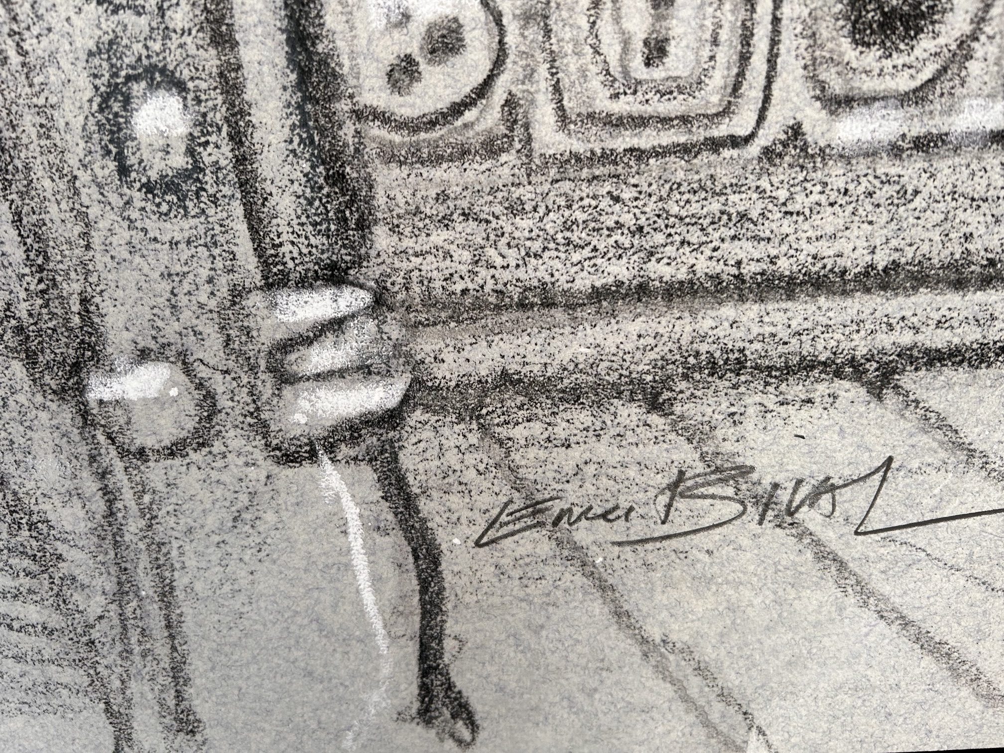 Enki Bilal . Rehaut - Estampe pigmentaire "Omar ......" signée – Image 4