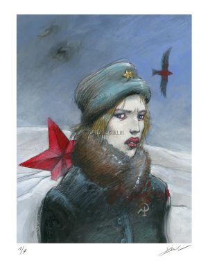 Enki BILAL • "Fins de siècle" Estampe pigmentaire numérotée, signée, limitée 7 ex.