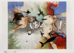 Enki Bilal - "Hybridization in love" Poster Art Edition 50 x 70 cm