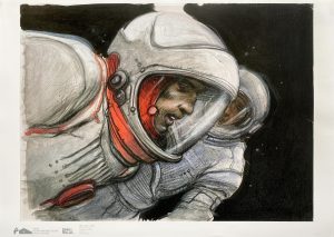 Enki Bilal "K.OBB" Poster art edition . 50 x 70 cm