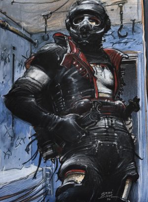 ENKI BILAL • "La guerrière" Format collector - Limité, numéroté et signé par l'auteur à 8 ex