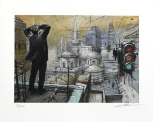 ENKI BILAL • "Monstre feu" Limitée, numérotée et signée par l'auteur à 100 ex.