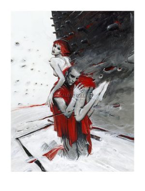 Enki Bilal • Estampe pigmentaire "ROMÉO & JULIETTE" Edition limitée 15ex