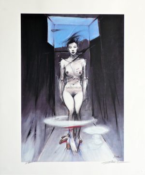 Enki BILAL • Sérigraphie "LA BOMBE" UN SIECLE D'AMOUR" Exemplaire E.A. signée: 395€