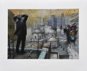 Enki Bilal • Tirage de luxe "Monstre feu" limité, numéroté