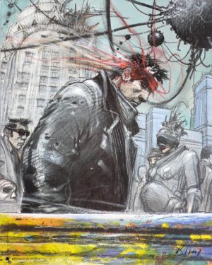 Enki Bilal "Obscurantis" Poster signed and numbered art edition limited to 100 copies: