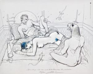 Enki Bilal "Jill a beau rêver" Affiche édition d'art numérotée signée 100 exemplaires: