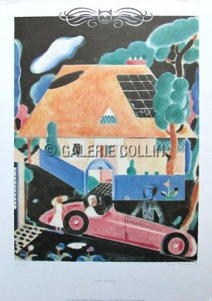 EVER MEULEN - Signed and numbered "La voiture rouge" Art Edition poster: €60