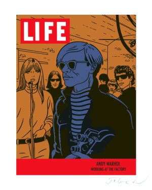 FLOC'H-LIFE "ANDY WARHOL" estampes pigmentaires n° signées 30 ex