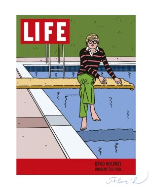FLOC'H -LIFE "DAVID HOCKNEY" estampes pigmentaires n° signées 30 ex