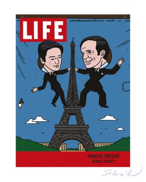 FLOC'H- LIFE  "FRANÇOIS TRUFFAUT" estampes pigmentaires n° signées 30 ex