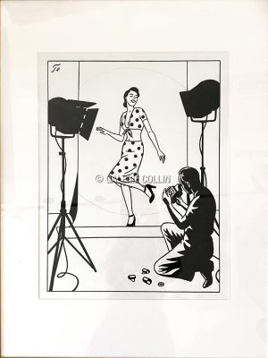 Floc’h  • « Studio Photo » Dessin original à l’encre