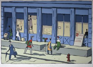 Francois avnil-sérigraphie "35 Woosterst"
