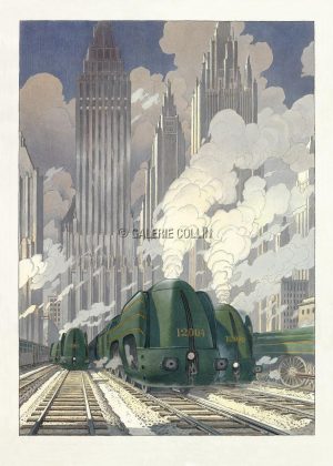 François Schuiten Pigment Print "La 12" collector Edition collector .A. copy&amp; Signed
