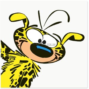 Franquin . Sérigraphie Marsupilami "Photomaton" numérotée et limitée 150 ex.