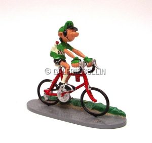 FRANQUIN - PIXI "Gaston cycliste Maillot vert vélo rouge"