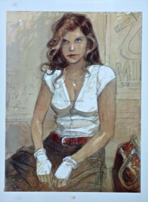 GIBRAT "Jeanne" Art Print
