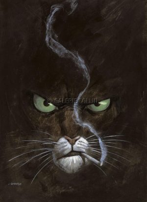 GUARNIDO . AFFICHE édition d'art  - BLACKSAD portrait