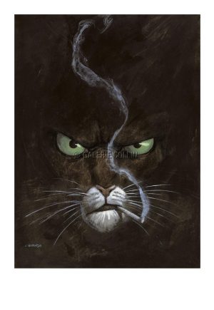 GUARNIDO "BLACKSAD" Estampe pigmentaire édition limitée 32 exemplaires