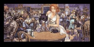 Guarnido "John's blues" Affiche édition d'art .