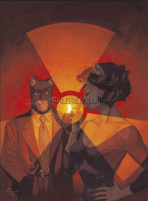 Guarnido "L'âme rouge" Affiche édition d'art 24x18cm
