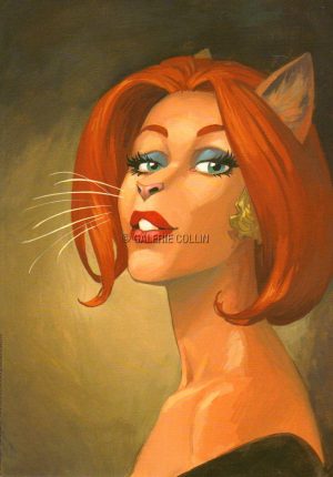 Guarnido Portrait of Nathalia" Art edition poster 24x18cm