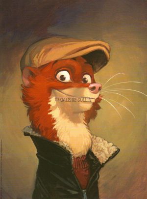 Guarnido "Portrait de Weelky" Affiche édition d'art 24x18cm