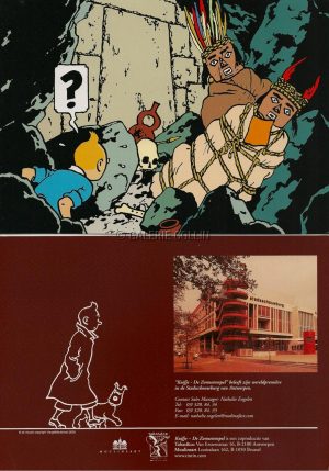 HERGÉ . Kuifje de Zonnetempel Live" Invitation Card