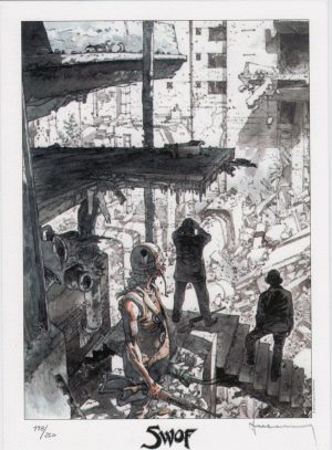 Hermann • "Jeremiah" ex-libris n° signés limités à 250ex.