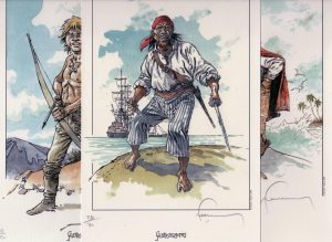 Hermann • Lot de 3 ex-libris n° signés limités à 250ex.