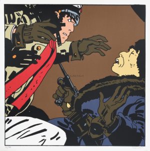 Hugo Pratt • Rare sérigraphie - Non signée, limitée