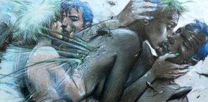 Enki Bilal - "Tu m'aimes" art poster numbered and signed 150 copies